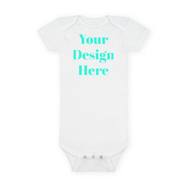 Organic Baby Bodysuit, Personalized Infant Onesie, Customizable Baby Gift, Cute Baby Outfit, Eco-Friendly Newborn Apparel