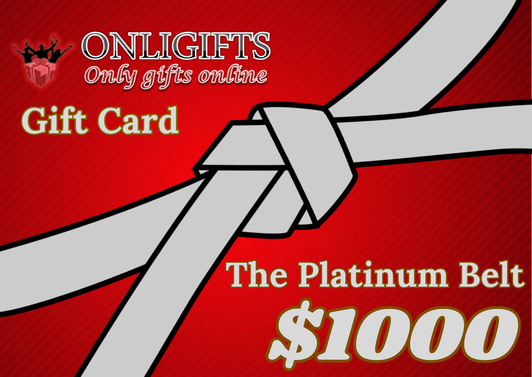 The Platinum Belt Gift Card