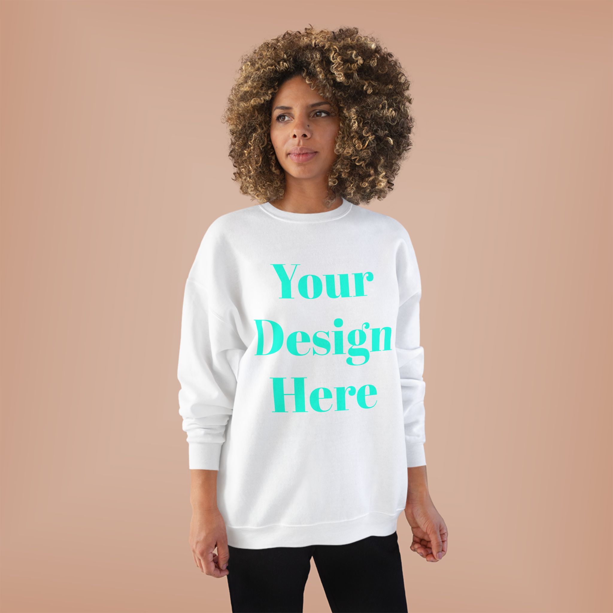 Eco-Friendly Cozy Crewneck Sweatshirt, Comfortable Organic Sweatshirt for Casual Wear, Perfect for Gifts, Fall Fashion, Eco-Conscious Style