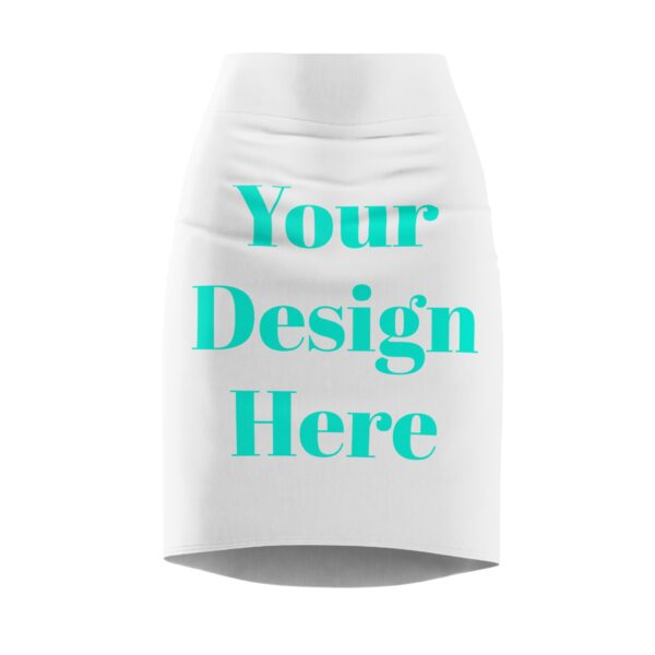 Chic Women's Pencil Skirt - Your Design Here, Fashion Statement, Customizable Style, Office Wear, Casual Outfit, Gift Idea