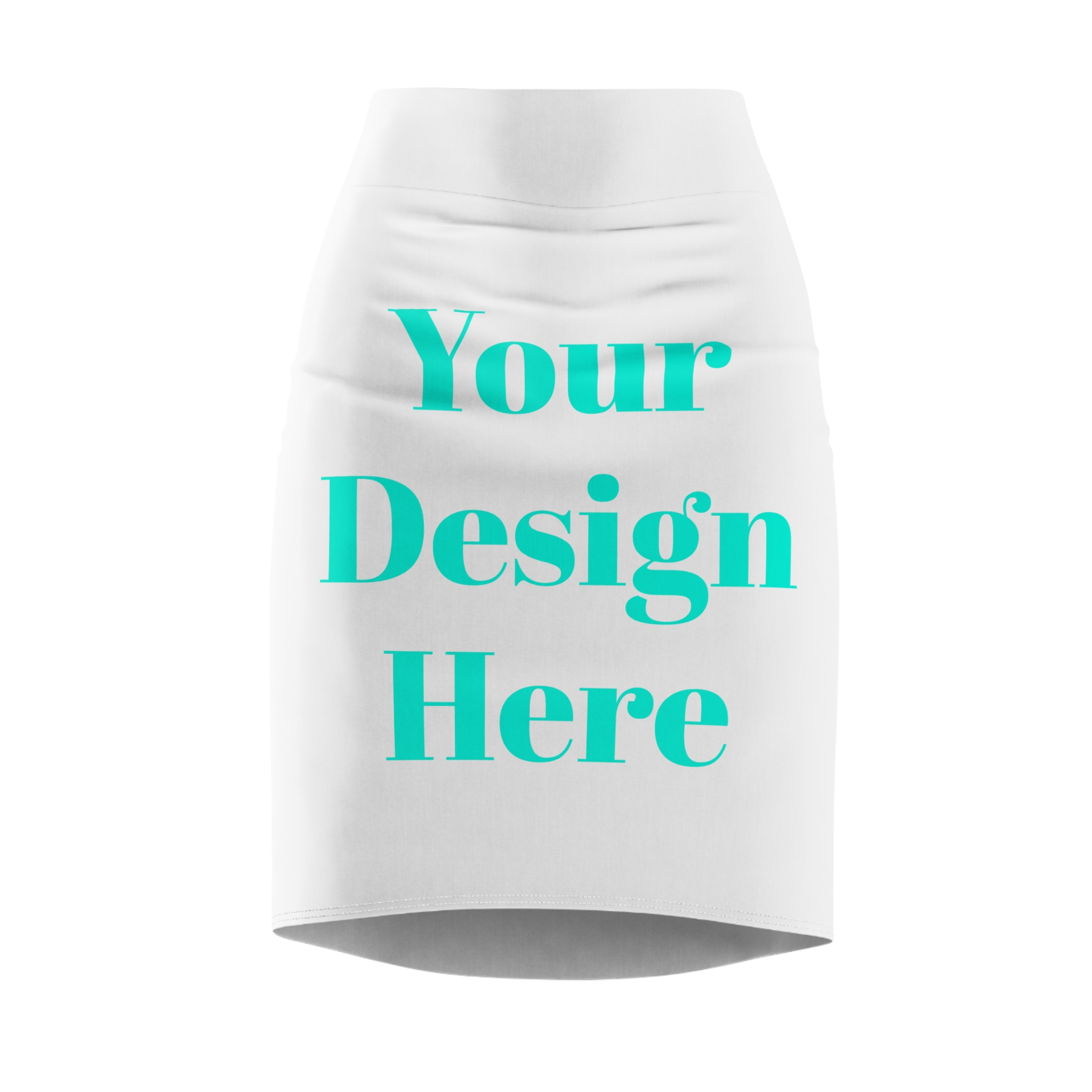 Chic Women's Pencil Skirt - Your Design Here, Fashion Statement, Customizable Style, Office Wear, Casual Outfit, Gift Idea